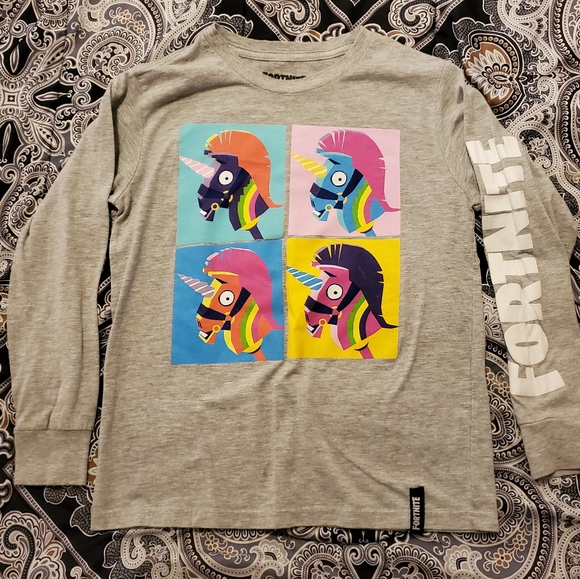 *3-for-$30* (3 LS Shirts) Fortnite Shirt Bundle, Size 10-12 - Picture 1 of 9